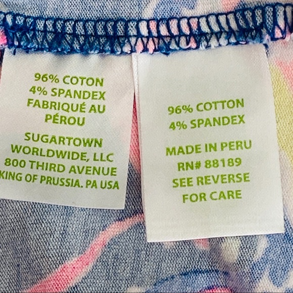 Lilli Pulitzer JoJo Printed Top Size S Like New - Picture 4 of 5